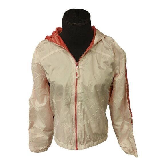 KIDS PINK PLATINUM CRINKLE OUTERWEAR JACKET - Picture 1 of 11